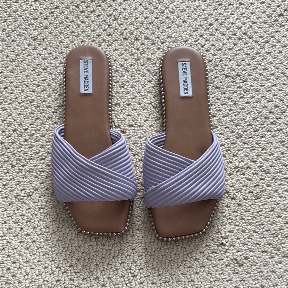 Steve Madden Lilac Slide Sandals